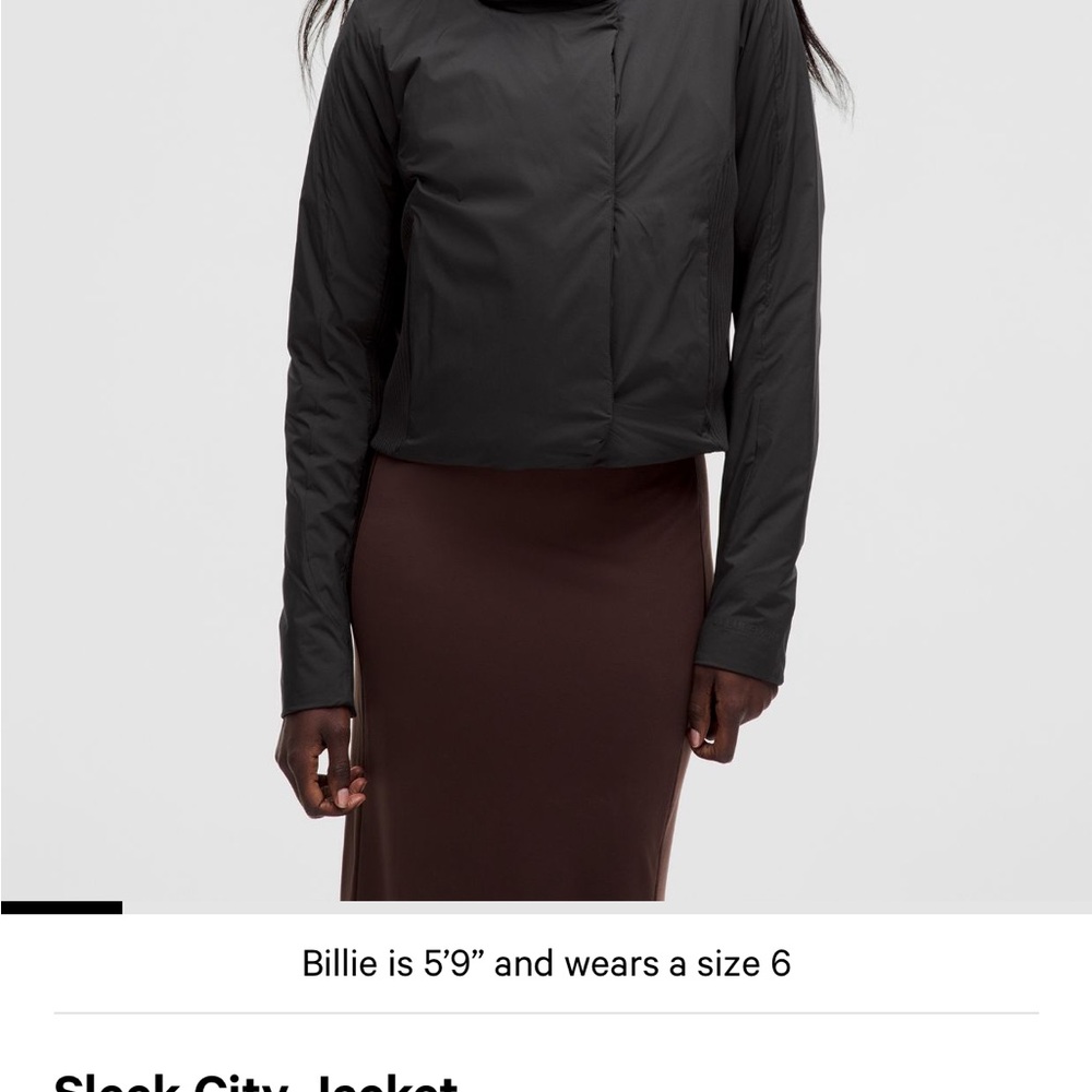 Lululemon Sleek City sz 4